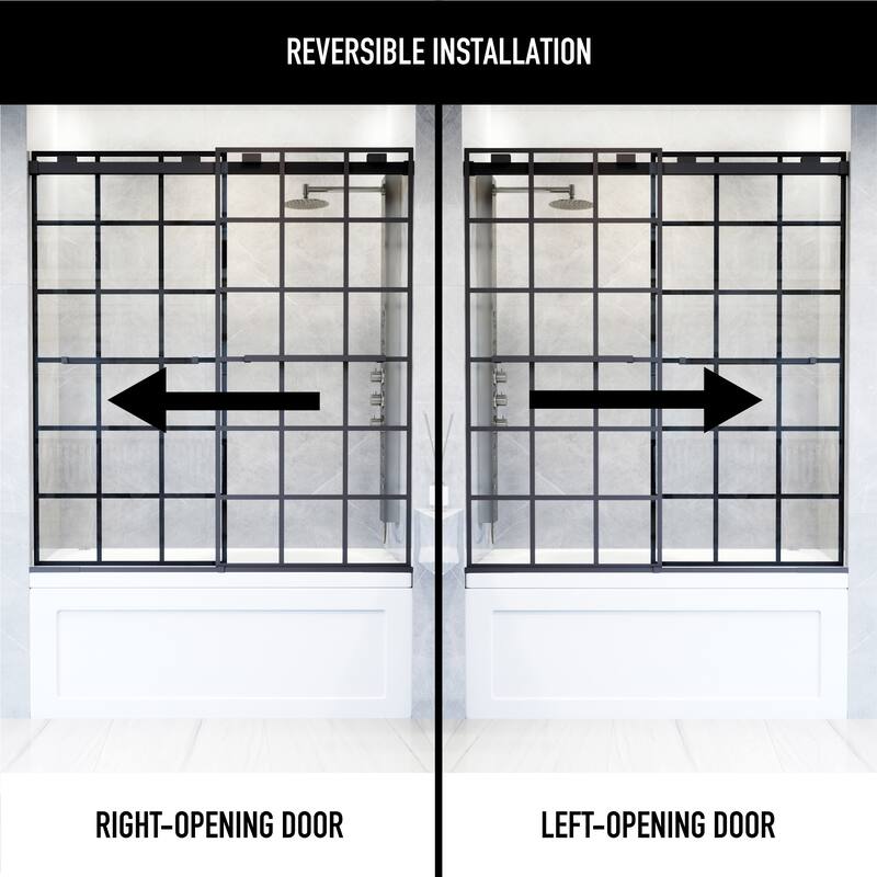 VIGO Houston Frameless Sliding Door
