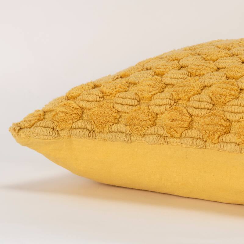 Rizzy Home Woven Textured Solid Throw Pillow