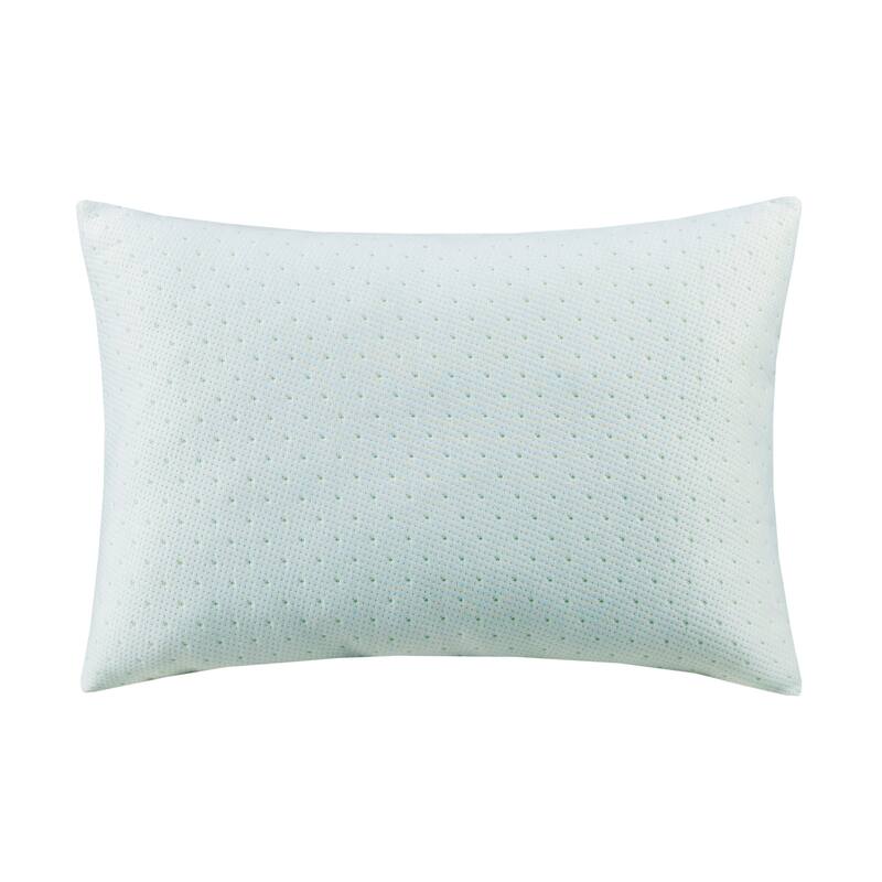 Madison Park Rayon from Bamboo Ivory Shredded Memory Foam Pillow with Cover