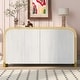 preview thumbnail 3 of 38, Curved Corner Design Wave Door Panel Cabinet Black