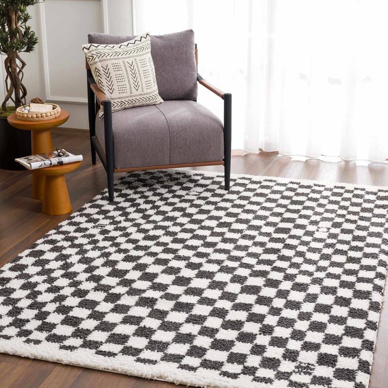 Hauteloom Butch Living Room, Bedroom Patio Outdoor Area Rug - Farmhouse - Taupe,Beige - 2' x 3'