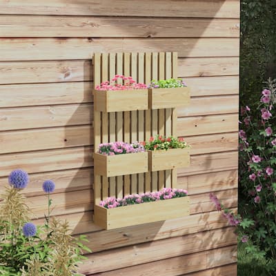 Outsunny 5 Box Raised Garden Bed