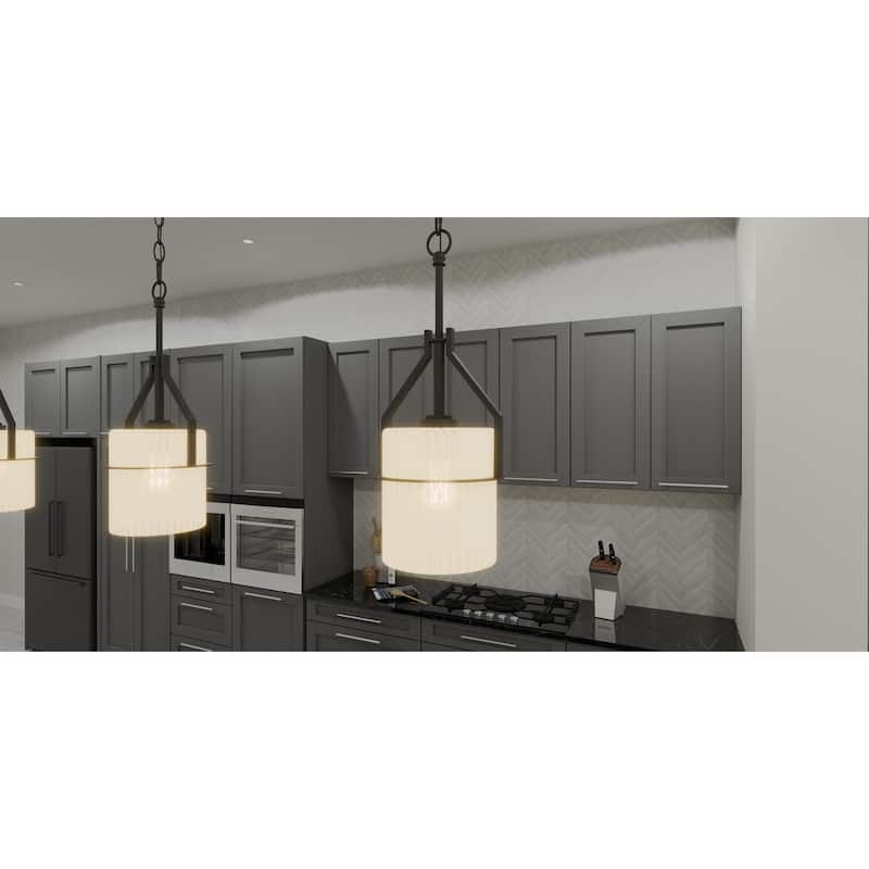 Seymour 1-Light Matte Black Mini Pendant Light