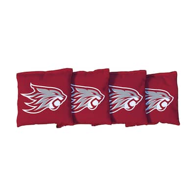 Chico State Wildcats Red Cornhole Bags