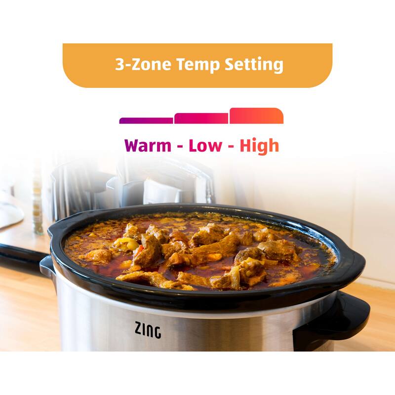 Zing 7Quart Manual Oval Slow Cooker Bed Bath & Beyond 32651085