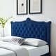 preview thumbnail 27 of 65, Louisa Tufted Performance Velvet Twin Headboard Navy - Twin