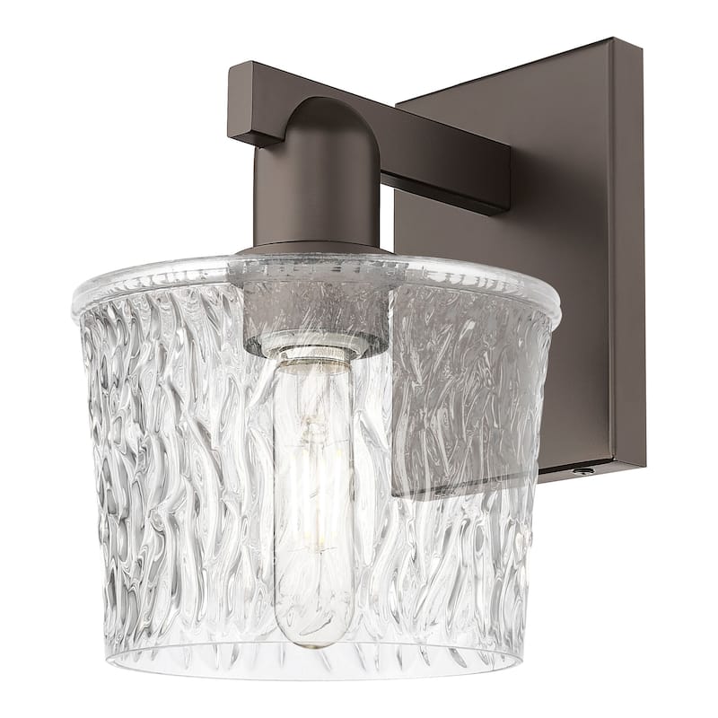 Innovations Lighting 716-1W-11-7 Niagara Sconce Niagara 11" Tall Wall - Oil Rubbed Bronze / Clear