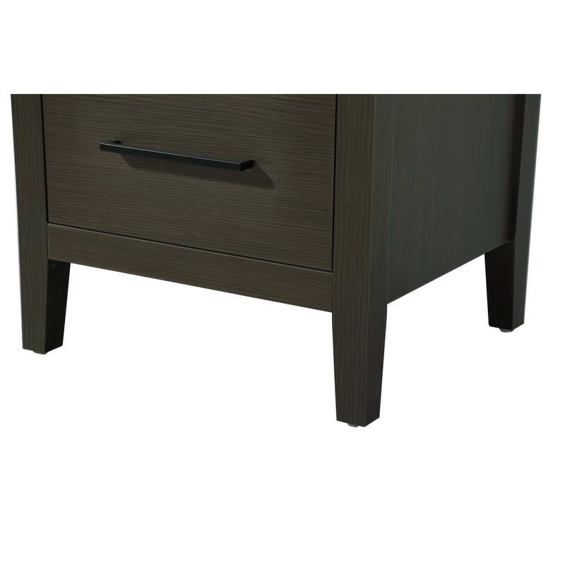 Laura 16-28 Inch Bath Storage Glass Cabinet