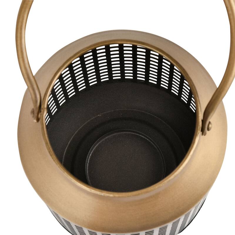 Elk Home Rawmarsh Dark Bronze Metal 6.25 Inch Wide Lantern - N/A