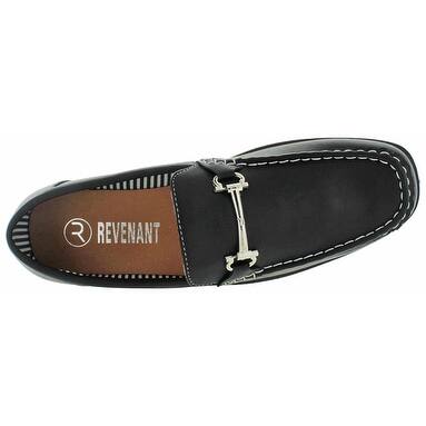 Revenant Men S Designer Buckle Moc Toe Slip On Loafers Shoes Driving Moccasins Overstock 15859469