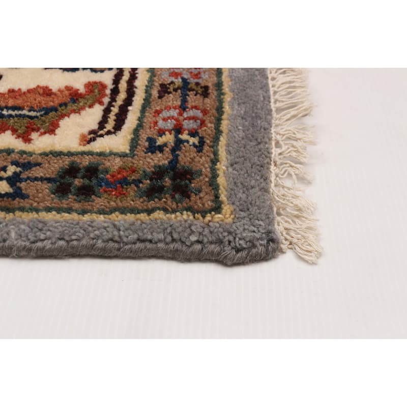 ECARPETGALLERY Hand-knotted Serapi Heritage Grey Wool Rug - 8'0 x 9'11