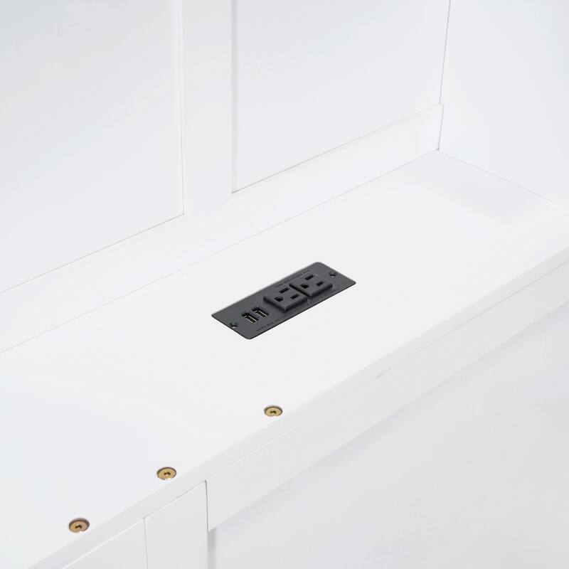 House Bed with Window and Bedside Drawers