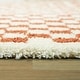 preview thumbnail 28 of 43, Covey Plush Checkered Thick Shag Area Rug
