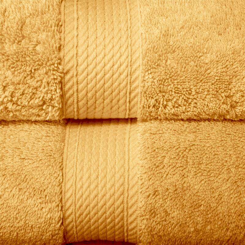 Superior Egyptian Cotton Pile Heavyweight Bath Towel Set of 2
