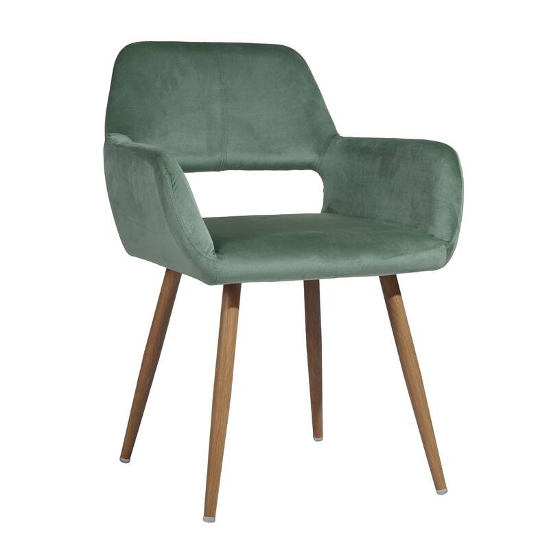 Homy Casa Scandinavian Design Cute Task Accent Office Chair - Cactus/Velvet