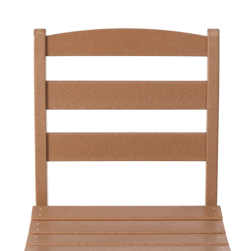 Shoreside Outdoor Patio Armless Dining Side Chair