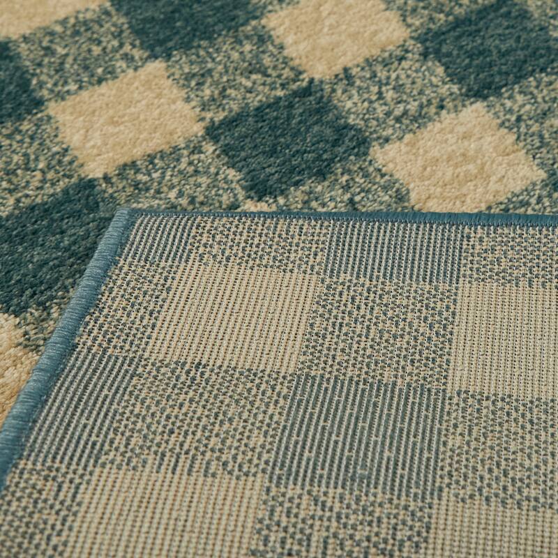 Rogers Gingham Area Rug