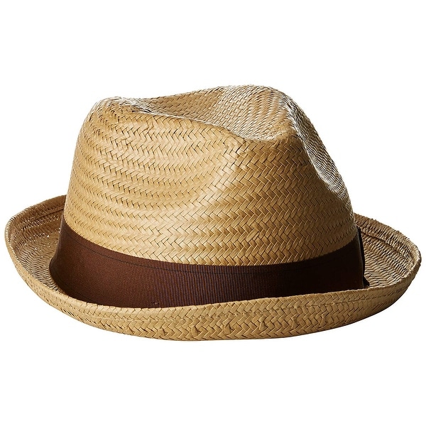 Brixton Mens Castor Straw Fedora Hat