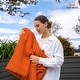 preview thumbnail 5 of 31, 100% Cotton Basket Weave Thermal Bed Blanket Breathable Soft Layering All Season Medium Weight
