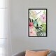 preview thumbnail 13 of 13, iCanvas "Hibiscus & Hummingbird II" by Jennifer Paxton Parker Framed