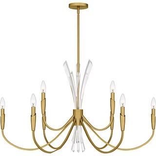 Cecily 9-Light Brushed Gold Chandelier