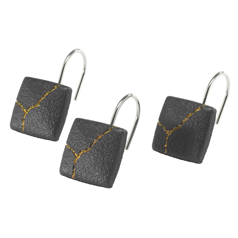 Nicole Miller Sydney Shower Hooks - Black