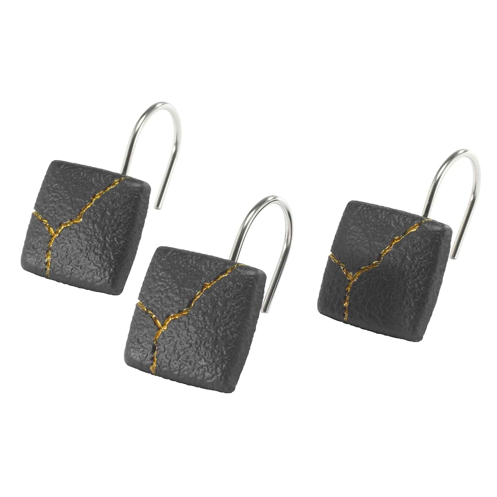 Nicole Miller Sydney Shower Hooks - Black