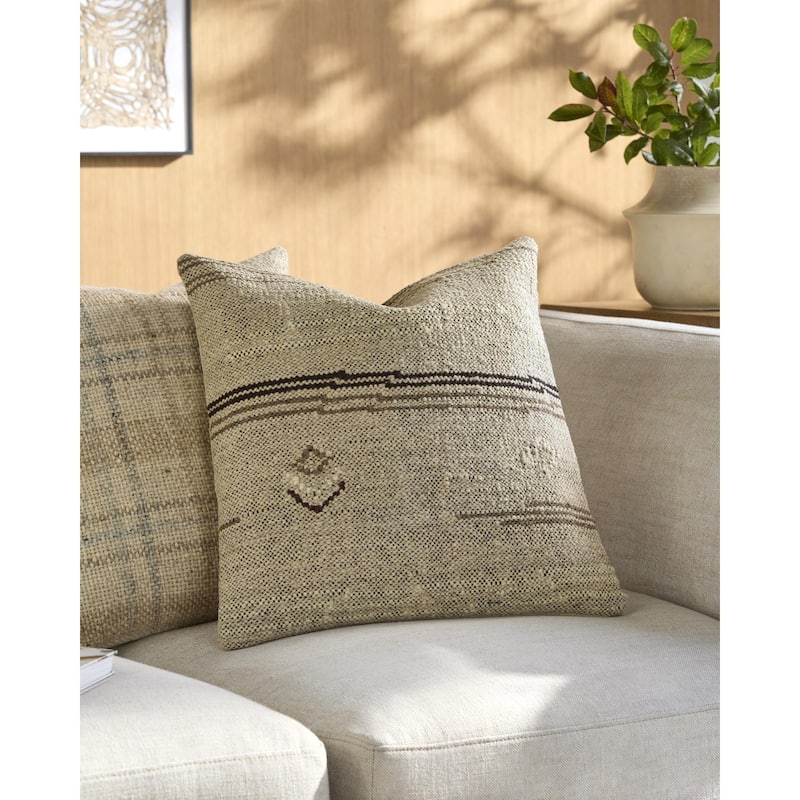 Becki Owens x Livabliss Solea Modern Accent Pillow - 20"L x 20"W - Cover Only