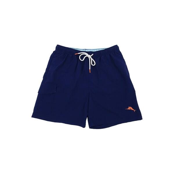Shop Tommy Bahama Men S Naples Coast Solid Swim Trunks Overstock