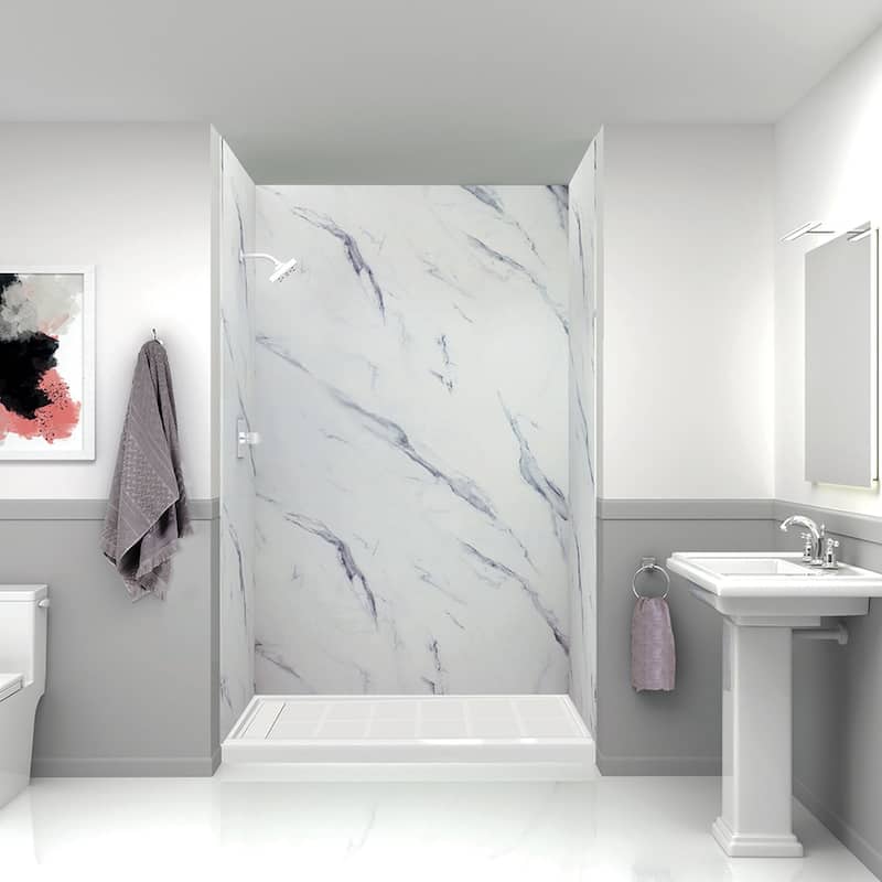 Transolid Expressions 32-in X 60-in X 96-in Glue to Wall Shower/Walls - 60" x 32" x 96"