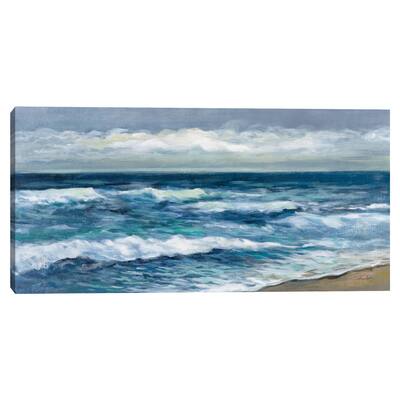 Indigo Sea by Silvia Vassileva Canvas Art Print