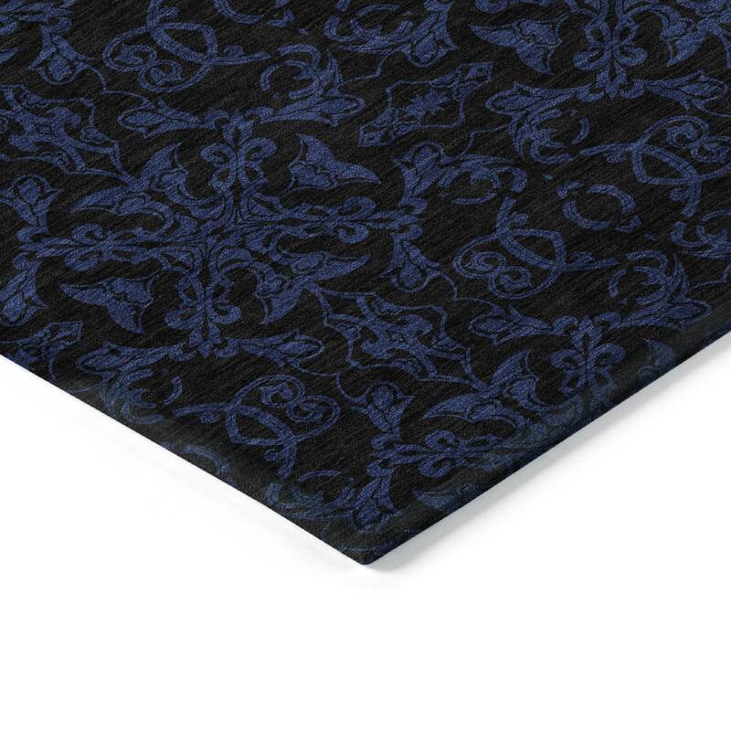 Machine Washable Indoor/ Outdoor Chantille Traditional Medallions Rug