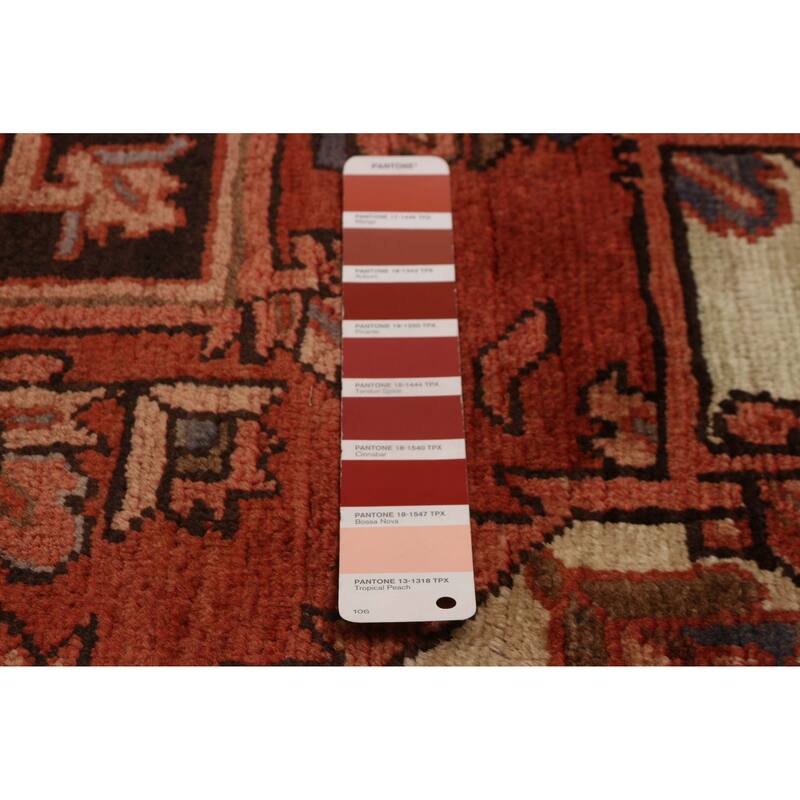 ECARPETGALLERY Hand-knotted Sarabi Red Wool Rug - 8'2 x 11'1