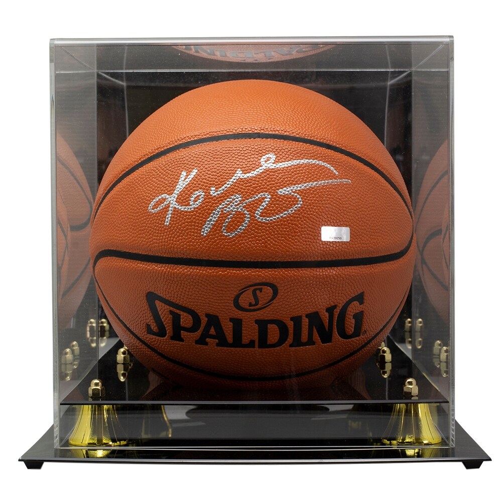 Shop Kobe Bryant Lakers Signed Spalding Basketball W Case Panini Pa39250 Overstock 30866368