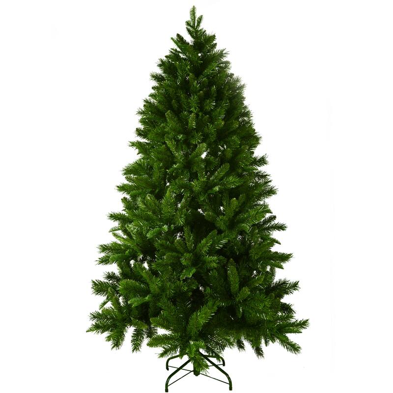 7FT PE/PVC mixed green artificial Christmas tree On Sale Bed Bath