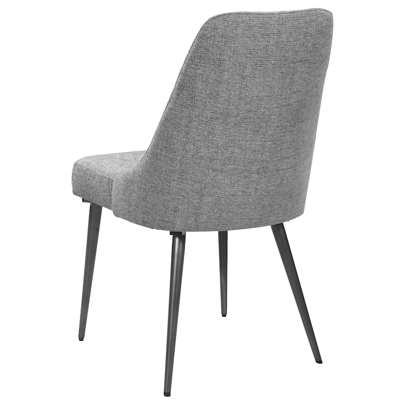Alana Sand Velvet Upholstered Dining Side Chair (Set of 2)