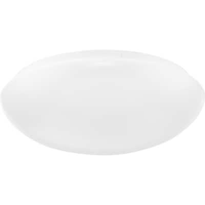 Cloud Collection 5-CCT Integrated LED White Contemporary 11.12" Small Flush Mount Light - 11.12 in x 11.12 in x 3.57 in