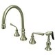 preview thumbnail 5 of 5, Kingston Brass Silver Sage Widespread Kitchen Faucet