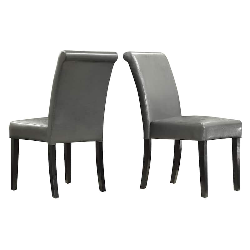 Dorian Faux Leather Upholstered Dining Chair (Set of 2) by iNSPIRE Q Bold