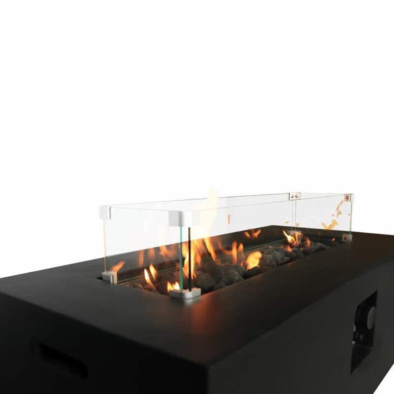 LSI Concrete Outdoor Fire Pit Table
