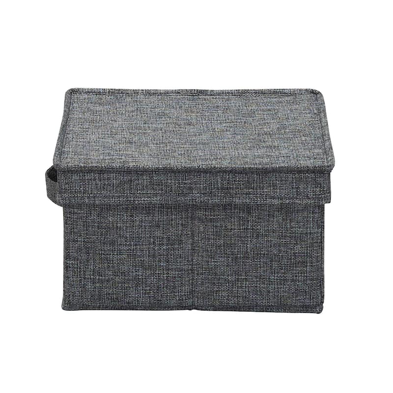 Household Essentials Storage Box with Fully Removable Lid, Set of 2