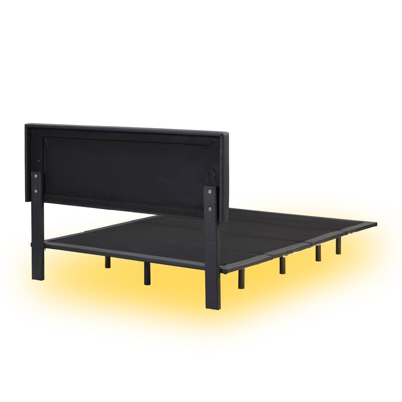 Elegant Design Queen Size Platform Bed Bed Bath & Beyond 39974056