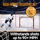 preview thumbnail 6 of 5, Zealfeel 10 x 6 ft Hockey Net with Backstop: Heavy-Duty Steel Frame Training Goal & Target Nets - 10 x 6 ft