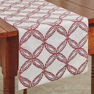 Park Designs Filagree Fret Table Runner 13X54 - 13" X 54"