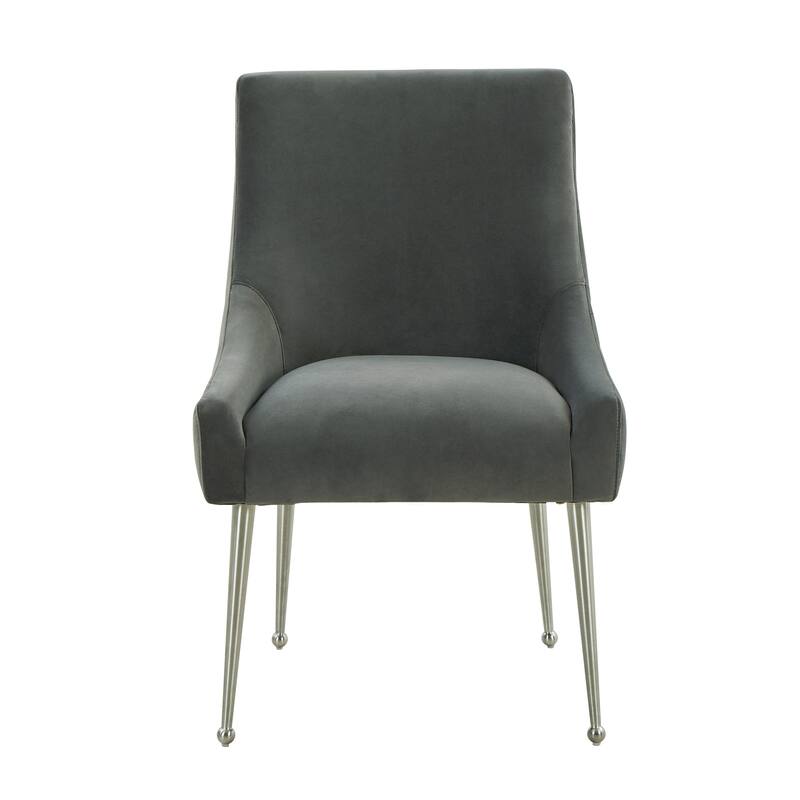 Irina Dining Chair Velvet Side Chair with Stainless Steel Leg