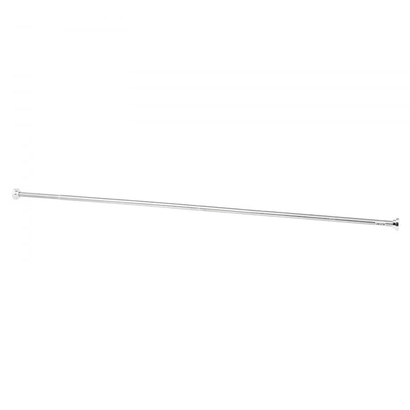 Extendable 28-76 in Tension Shower Rod Stainless Steel Heavy Duty for Bathrooms or Closets - 28-76 in