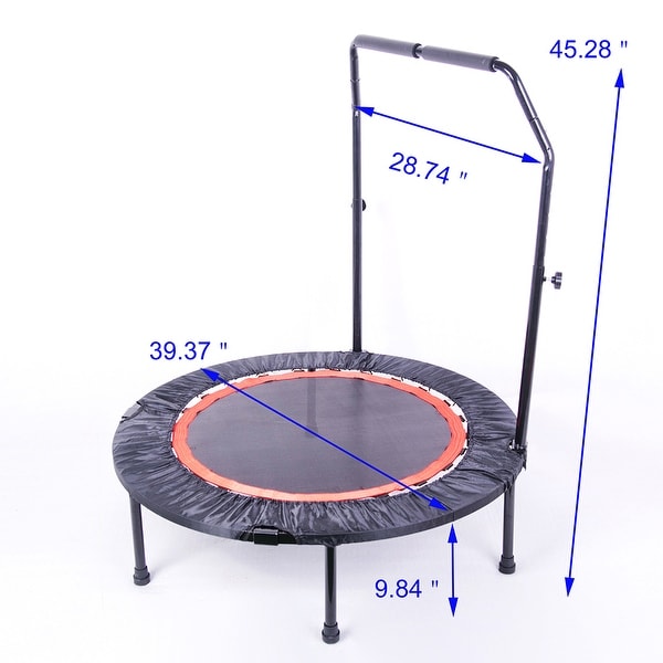 40 Inch Mini Exercise Trampoline Indoor Fitness Rebounder