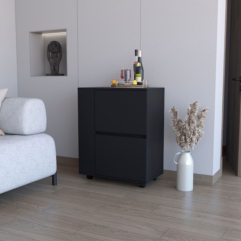 2-Cabinet Bar Cart
