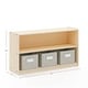 preview thumbnail 6 of 9, Guidecraft EdQ Essentials Two Shelf Open Storage 24''