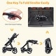 preview thumbnail 3 of 22, 2 in 1 Baby Stroller with Large Storage Basket